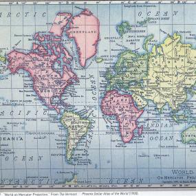 Карты 1900 - 2000 года